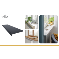 Interior windowsill 25 cm x 150 cm Anthracite