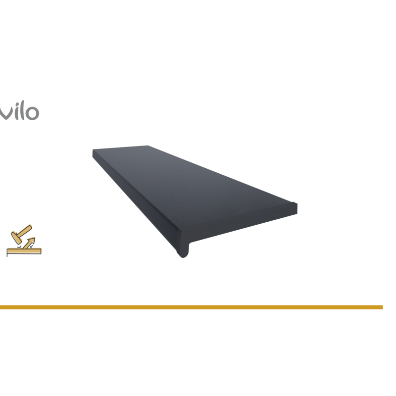 Innenfensterbank Vilo 300/Mntracite 2M