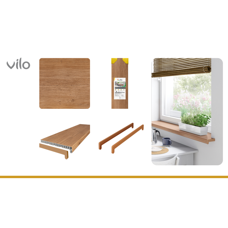 Interior windowsill 25 cm x 150 cm Winchester