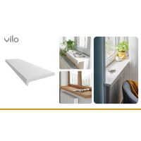 Innenfensterbank Vilo 250/M Weiß 2,5M