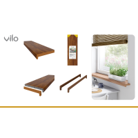 Vilo interior windowsill 30 cm x 250 cm Golden oak
