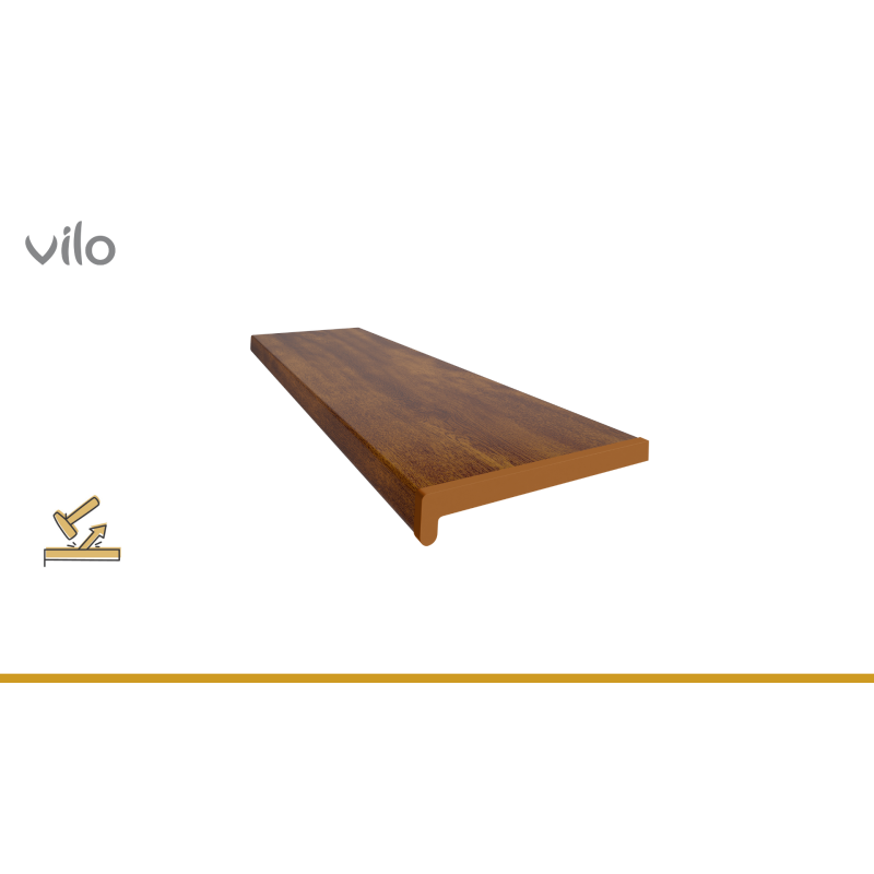 Vilo interior windowsill 30 cm x 250 cm Golden oak