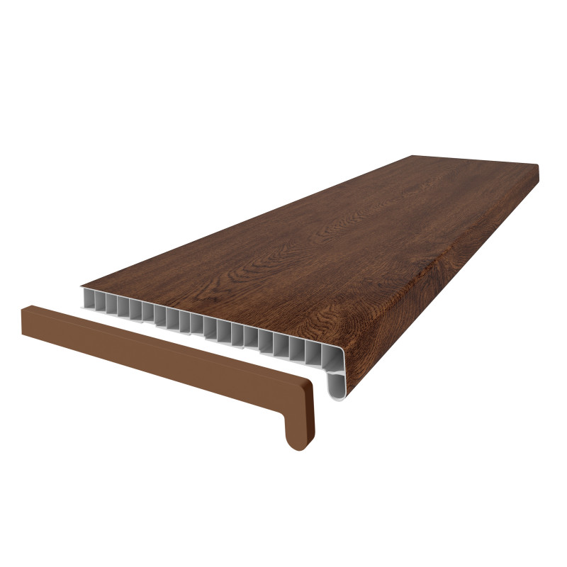 Parapet wewnętrzny 30 cm x 250 cm Orzech