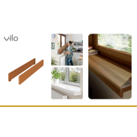 Fensterbankaufsatz 2 Stk pro Packung Vilo Golden Oak 400