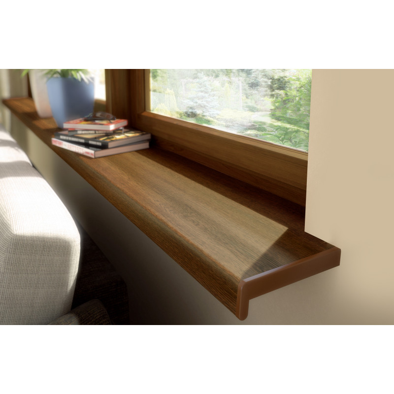 Window sill plug Walnut (2pcs)