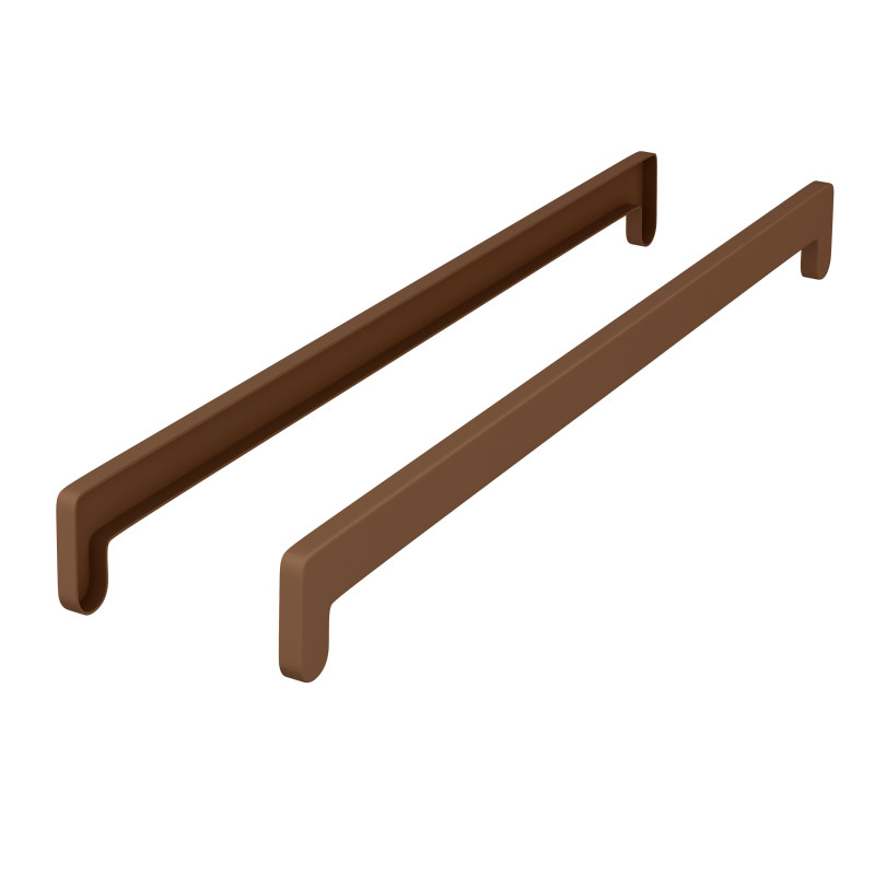 Tapón para alféizar de ventana Nogal (2 pzas.)