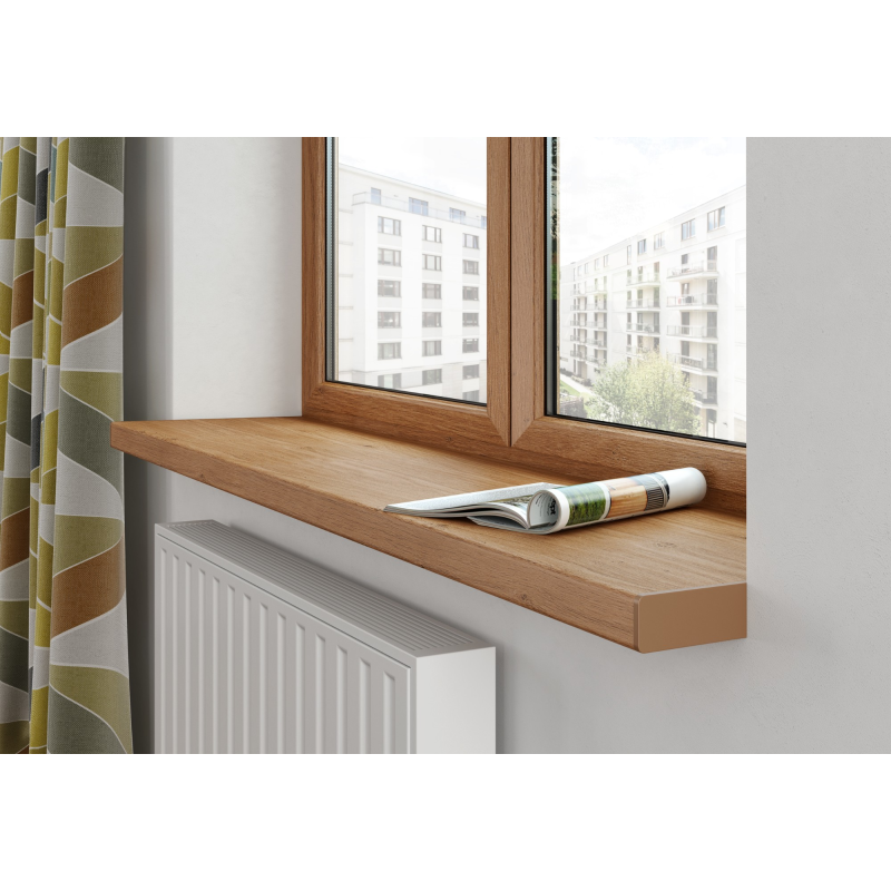 Fensterbankabdeckung (2 Stk) GOLDEN OAK 420