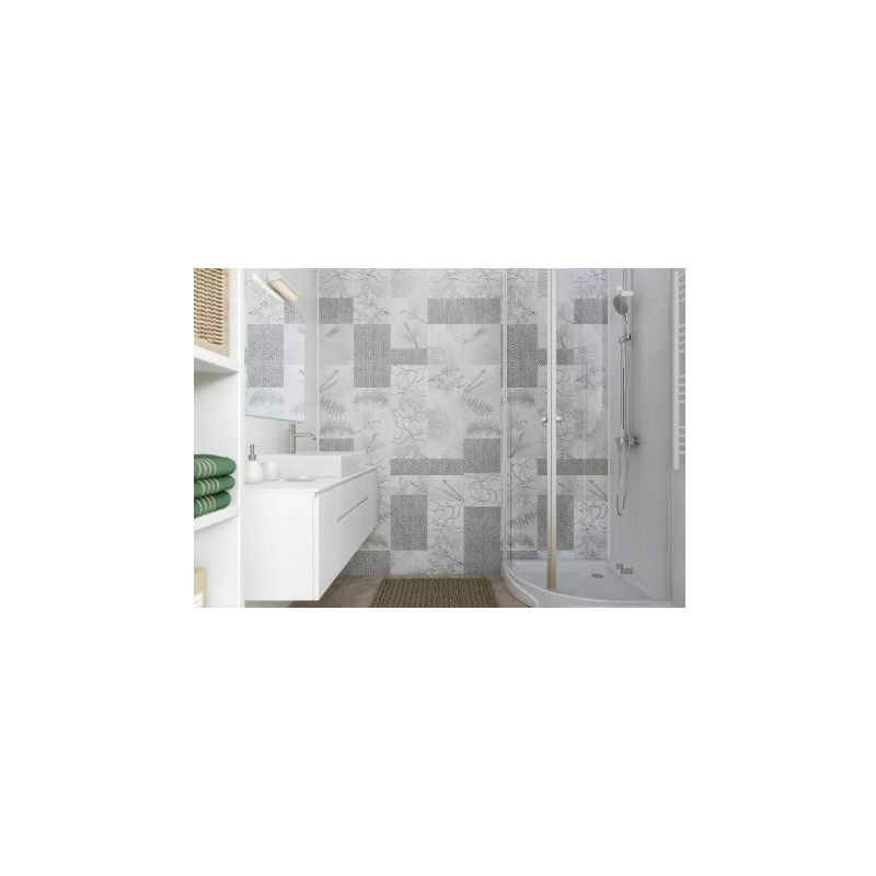 Dekorativní nástěnné panely Motivo TWINE GREY