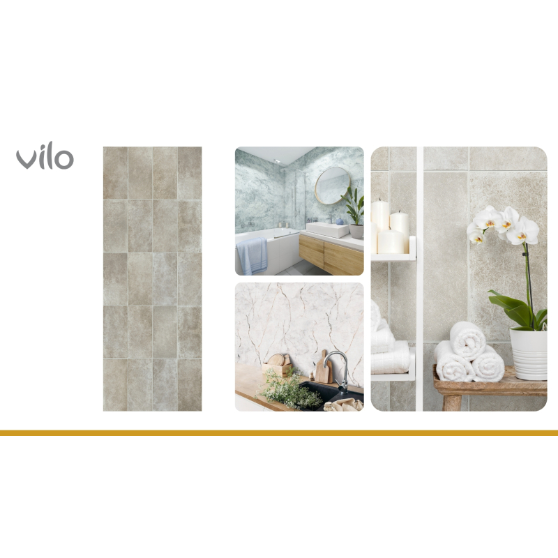 Motivo Panneaux muraux décoratifs en MARBRE MIEL