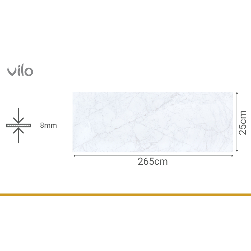 Dekorativní nástěnné panely Motivo CARRARA MARBLE