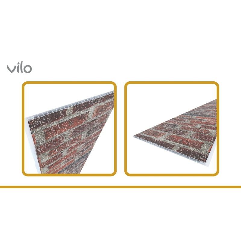 Motivo RED BRICK paneles decorativos de pared
