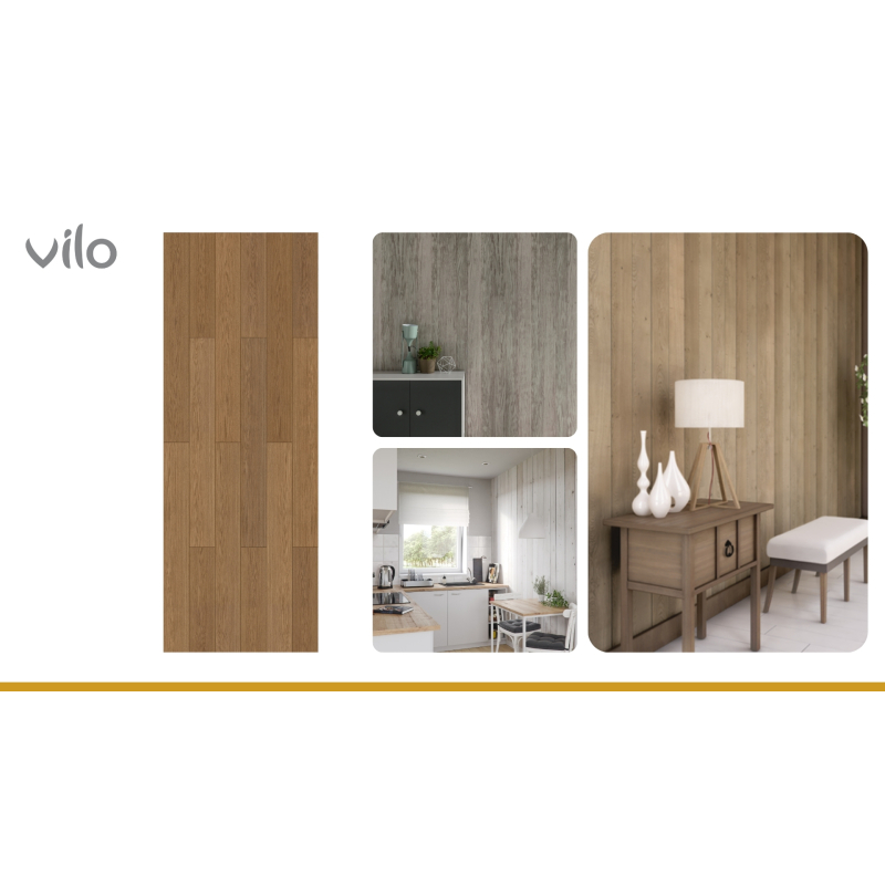 Motivo Panneaux muraux décoratifs CARMEL WOOD