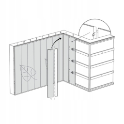 Motivo M WHITE BRICK Dekorative Wandplatten