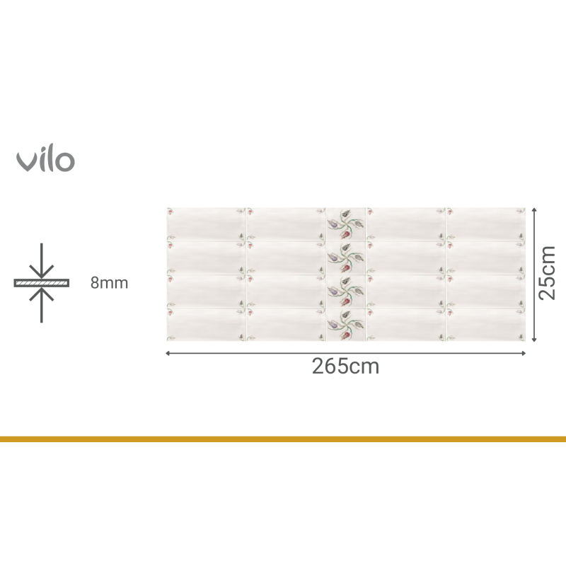 Motivo TULIPE dekoratiivsed seinapaneelid