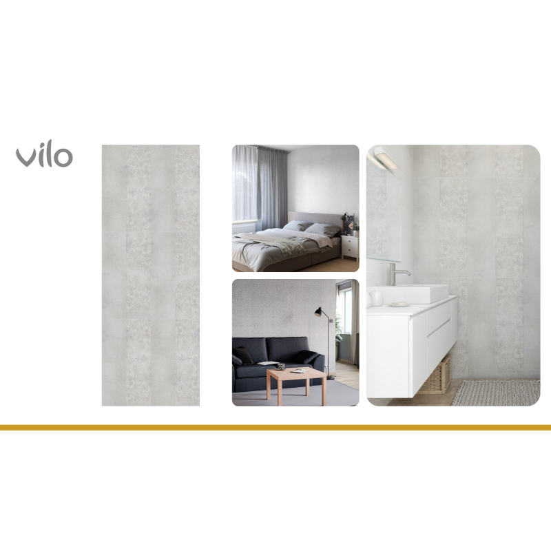 Motivo CONCRETE GRIGIO paneles murales decorativos