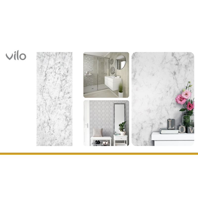 Motivo WHITE MARBLE dekoratīvie sienas paneļi