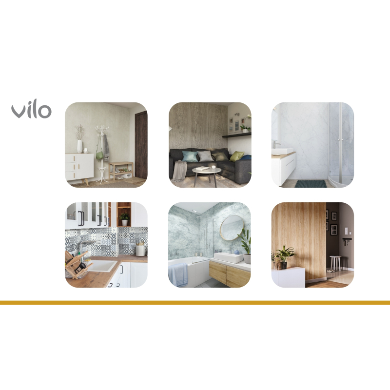 "Motivo WHITE MARBLE" dekoratyvinės sienų plokštės