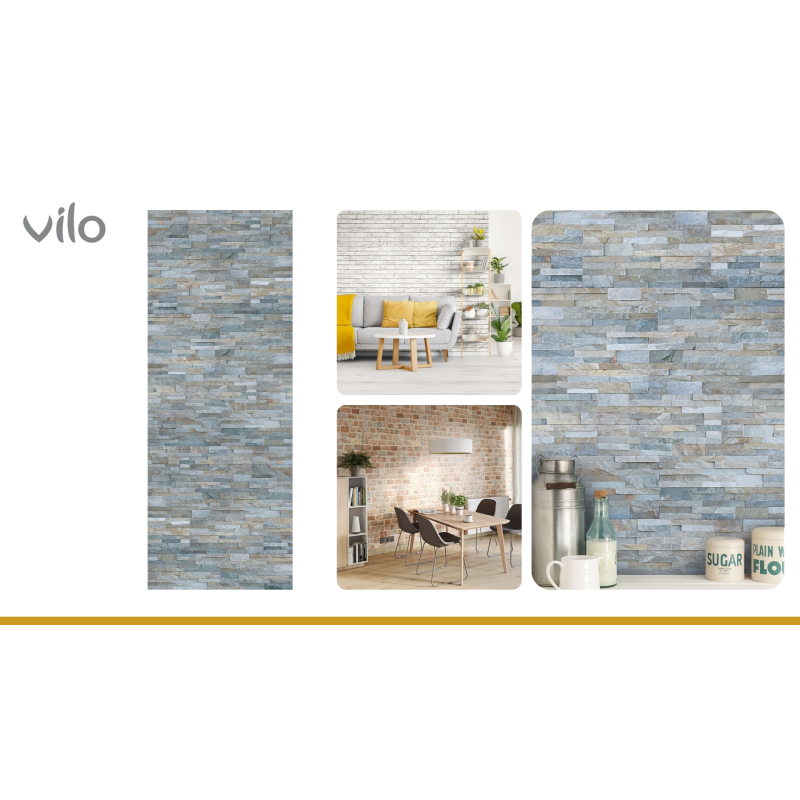 Motivo BLUE BRICK dekorative Wandplatten