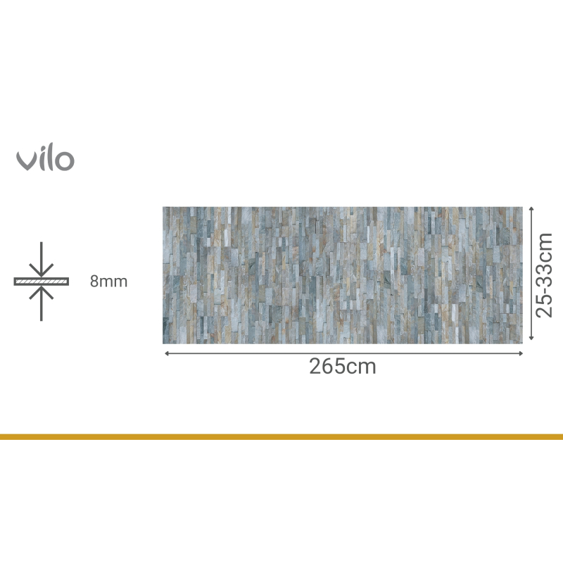 "Motivo BLUE BRICK" dekoratyvinės sienų plokštės