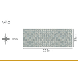 Dekorativní nástěnné panely Motivo ORIENT BLUE MAT