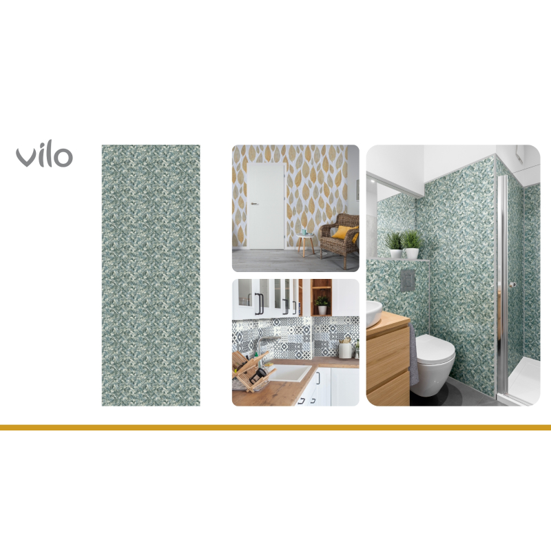 Motivo BLUE HERRINGBONE dekorative Wandpaneele