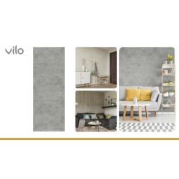Panele Ścienne PCV do Kuchni Łazienki 265x25cm Panele dekoracyjne na ścianę Motivo CONCRETE STONE