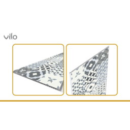 Dekorative Wandpaneele Motivo BLUE PATCHW. MAT
