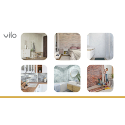 Dekoratīvie sienas paneļi Motivo TAUPE LEAVES