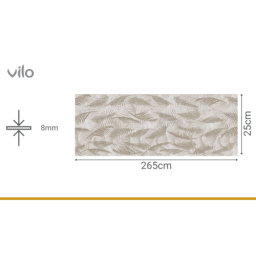 Dekoratīvie sienas paneļi Motivo TAUPE LEAVES