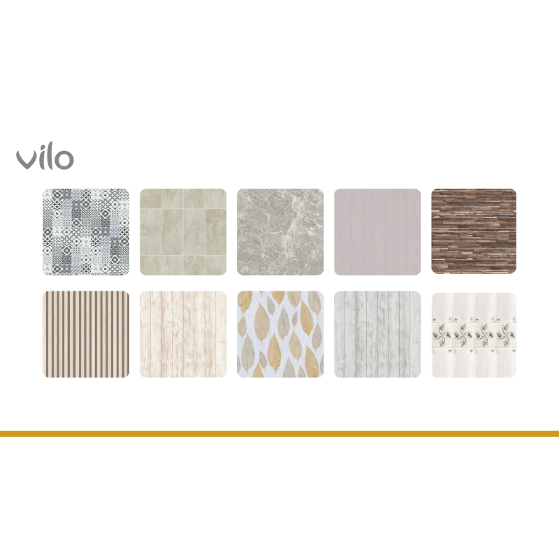 Dekorative Wandpaneele Motivo TAUPE LEAVES