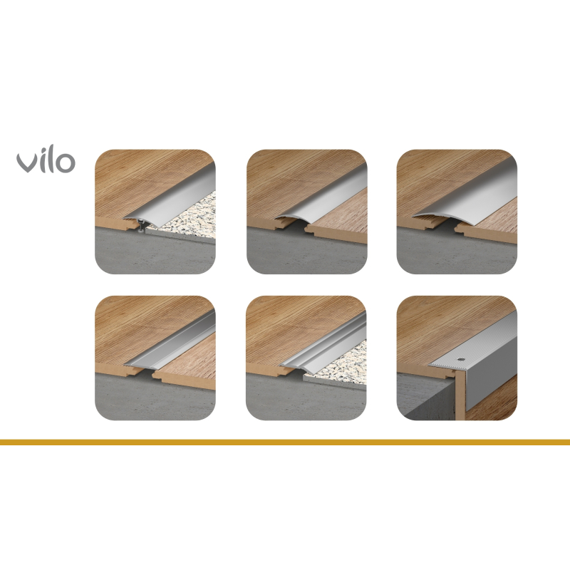 Profilé de joint de dilatation de sol L30 GOLD 30/186CM