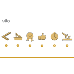 Perfil de junta de dilatación de suelo L30 GOLD 30/186CM