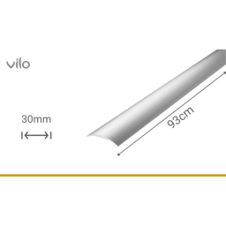 Põrandaliigendiprofiil G110/S SILVER 28/93CM