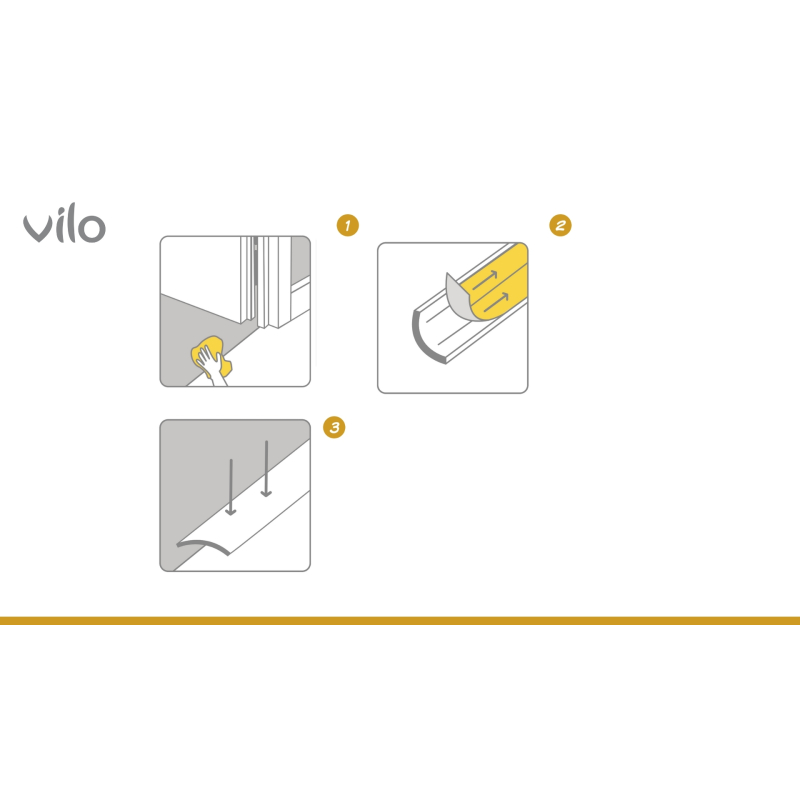 Profilé de joint de dilatation pour sol G110/S DARK OAK 28/93CM