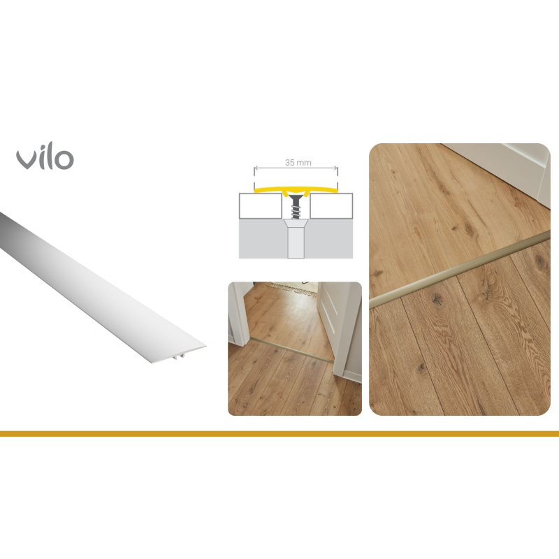 T35 SILVER 35/93CM põrandaliigendiprofiil T35 SILVER 35/93CM