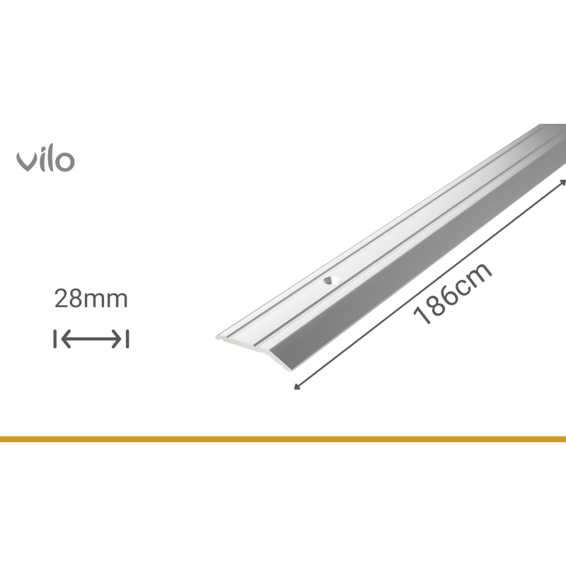 Põrandaliigendiprofiil G84 SILVER 28/186CM
