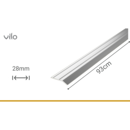 Põrandaliigendiprofiil G84/S SILVER 28/93CM