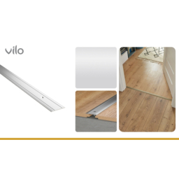 Profilé de joint de dilatation pour sol G109 SILVER 28/186CM