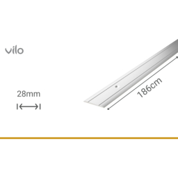 Perfil de junta de dilatación de suelo G109 GOLD 28/186CM