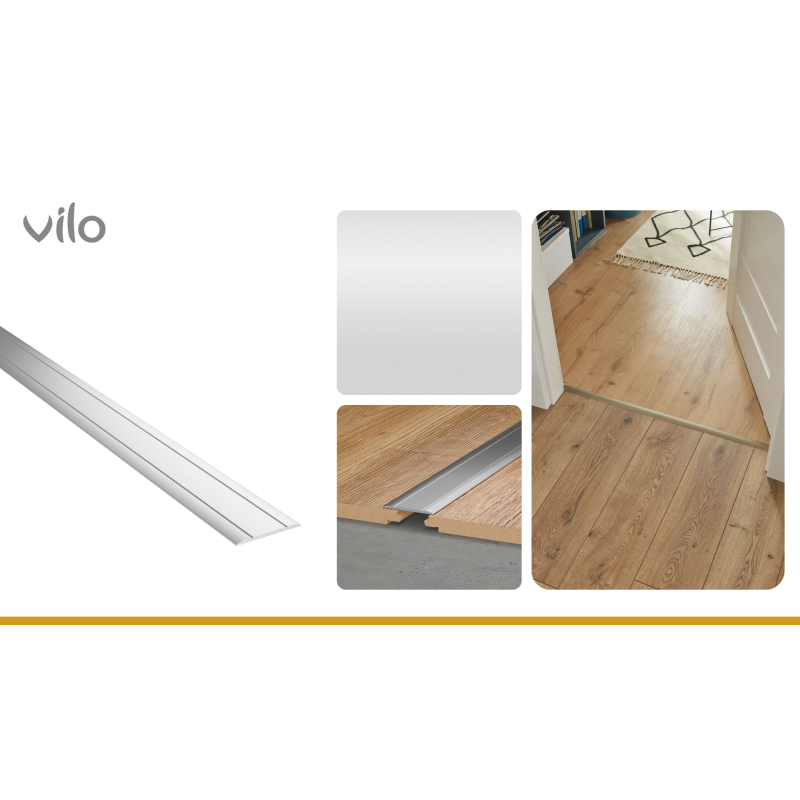 Floor expansion joint strips G109/S SILVER 28/93CM