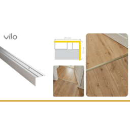 Equerre d'escalier G32 GOLD 25X20/186CM