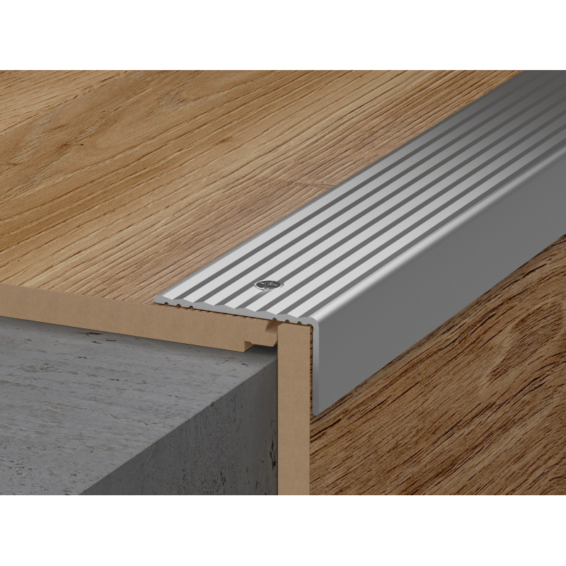 Treppenkante G220 SILBER 37X20/93CM