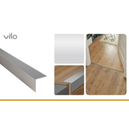 Estribo de escalera G87/S PLATA 30X30/93CM