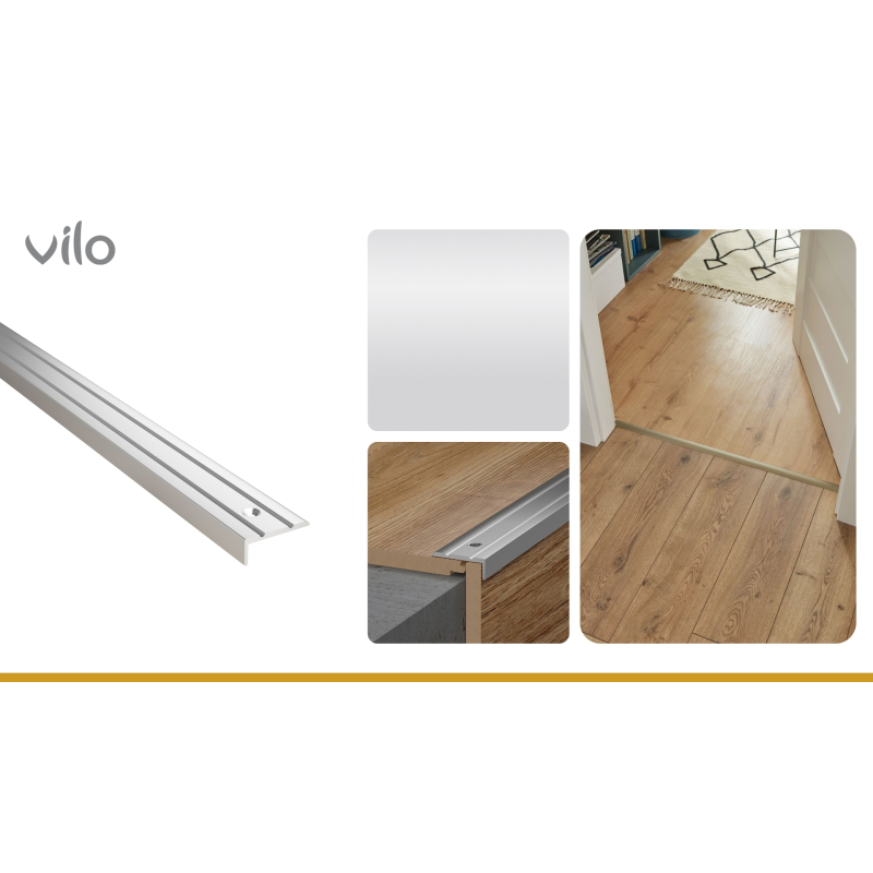 Trepiplaat G326 SILVER 25X10/93CM