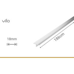 T-BAR 18 ALUMINIUM 186CM CHAMPAGNE