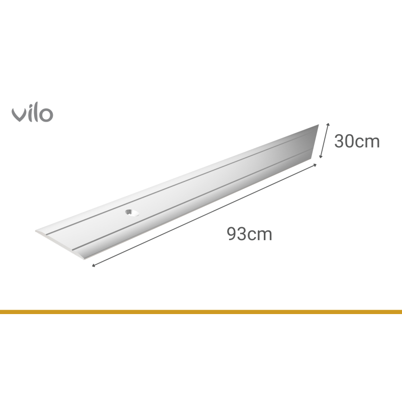 Bodenfugenprofil L30 WHITE 30/ 93CM