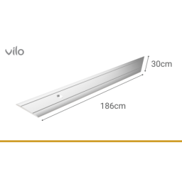 L30 VALGE 30/186 CM laiendusprofiil L30 WHITE