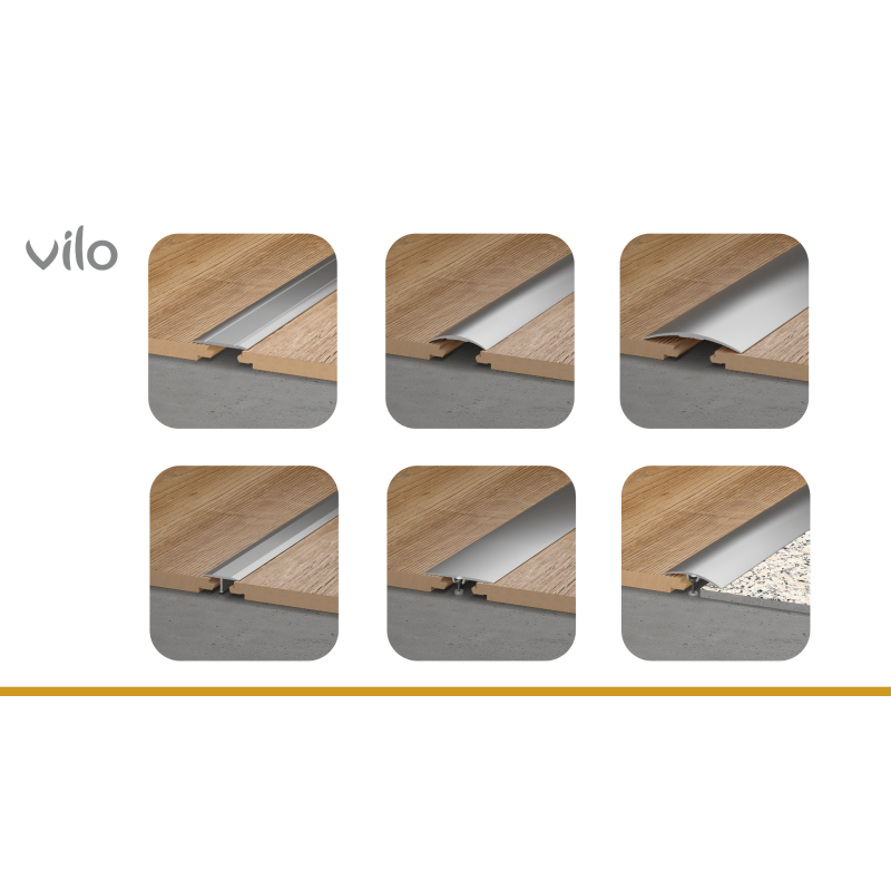 Floor expansion joint strips L30 BLACK 30/186CM