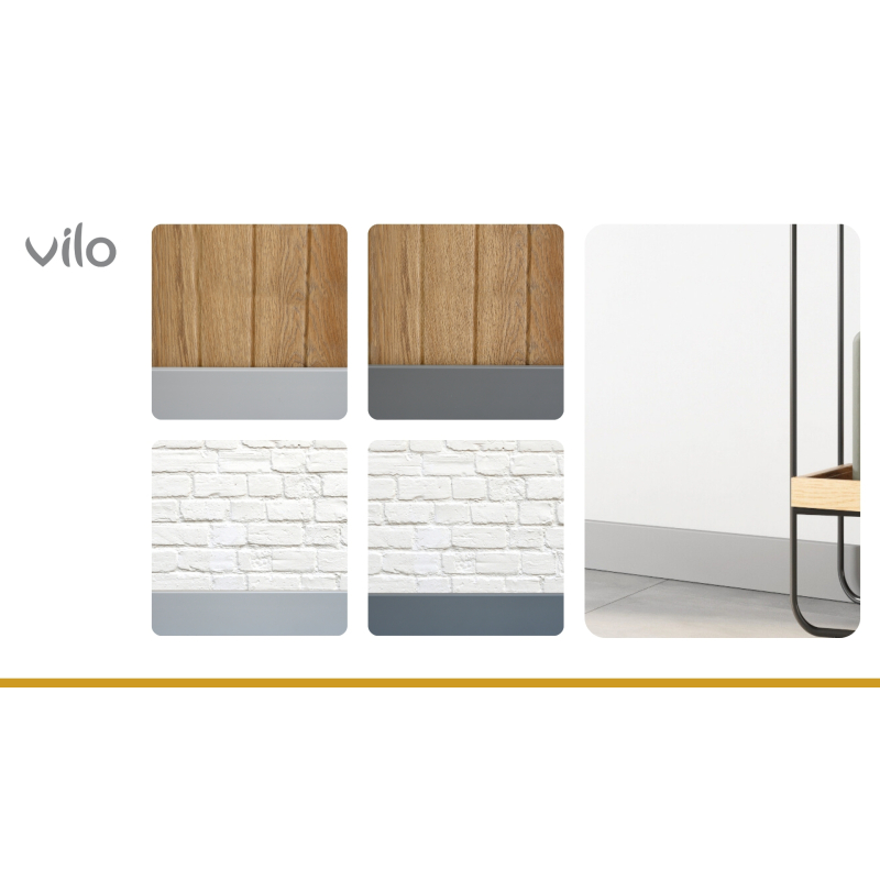 Плінтус SEMPLA 80 PALE GREY 704 2,4M