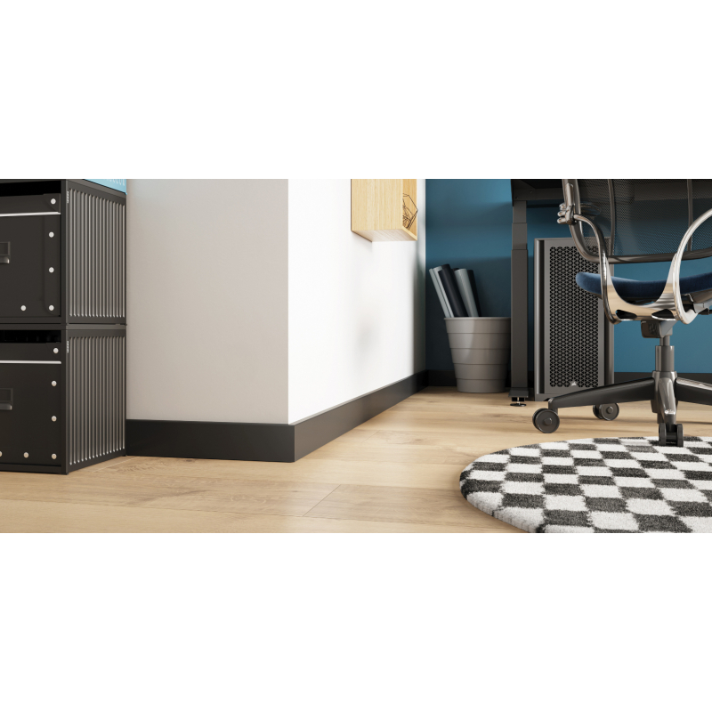 Skirting board cap SEMPLA 80 703 DARK GRAY